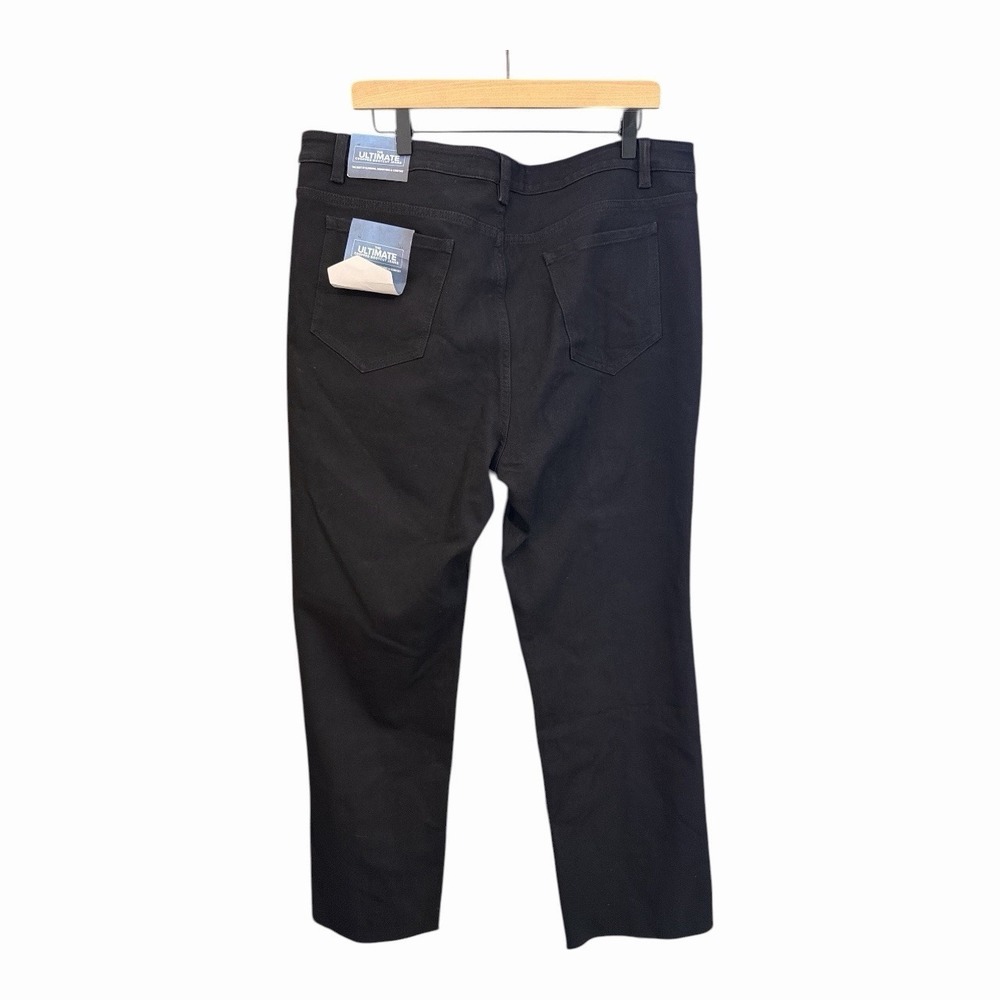 Soft Surroundings Ultimate Cropped Bootcut Jeans Black Women's‎ 18T Tall Stretch - Picture 4 of 7